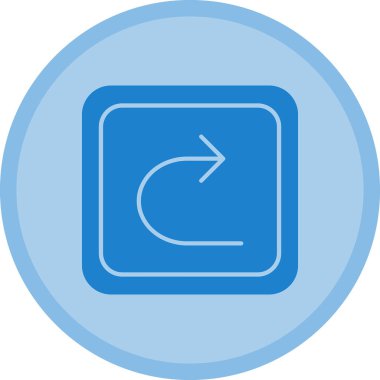 Simgeyi tazele, vektör illüstrasyonu