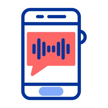 Telefon simgesi vektör illüstrasyonu