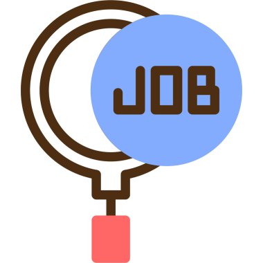 İş araması. Web simgesi