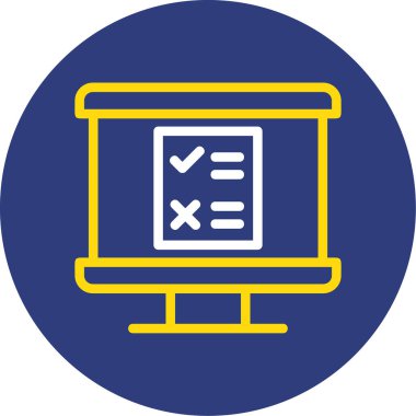 Ağ simgesi. Web 'in basit illüstrasyonu