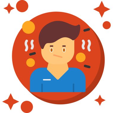 Tıbbi maskeli adam vektör tasarımı