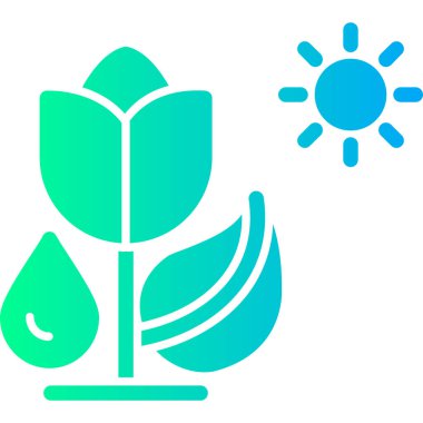 yeşil enerji ve çevre koruma simgesi