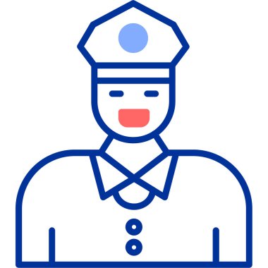 avatar. Web simgesi basit illüstrasyon