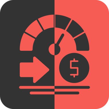 Banka ve paranın vektör simgesi