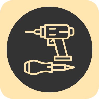 boya fırçası simgesi, basit vektör illüstrasyonu