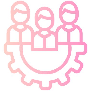 İnsan simgesinin vektör illüstrasyonu