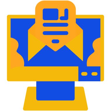 Yazıcı. Web simgesi basit illüstrasyon