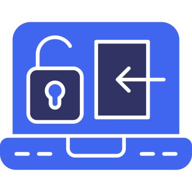 Kolayca düzenleyebilen ve düzenleyebilen Veri Güvenlik Vektörü simgesi