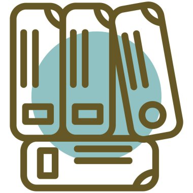 kitap simgesi vektör illüstrasyonu