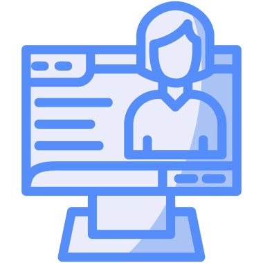 Avatar tarzı dizüstü bilgisayar simgesi