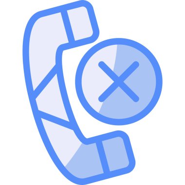 Arama telefon simgesi tam taslak biçimi