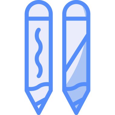 Kalem. Web simgesi basit illüstrasyon