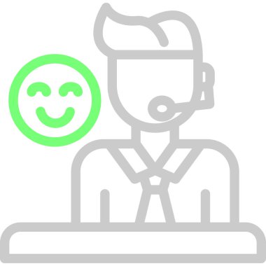 avatar. Web simgesi basit illüstrasyon