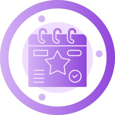 Bir yıldızın vektör çizimi