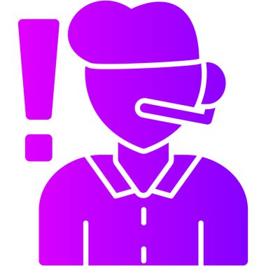 Maskeli bir kişinin vektör simgesi