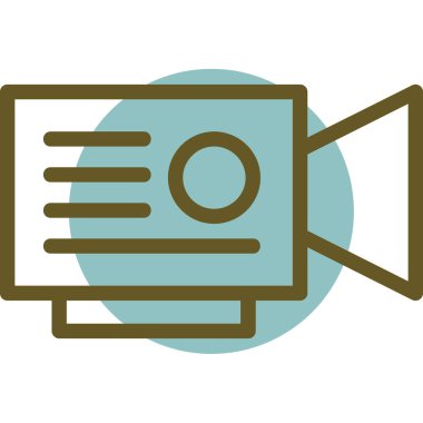 video kamera vektör simgesi