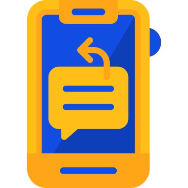 - Telefon. Web simgesi basit illüstrasyon