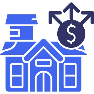 ev ikonu. düz tasarım biçimi vektörü