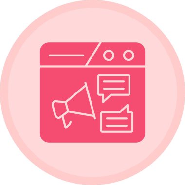 seo modern simgesinin vektör illüstrasyonu