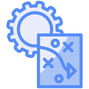 dişli ayarı ayarları simgesi doldurulmuş ana hatlar biçiminde