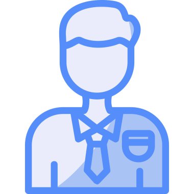 çalışan avatar çalışan simgesi - taslak biçimi