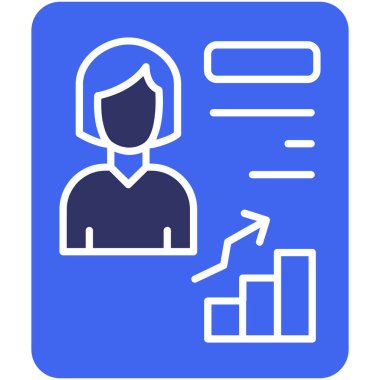 iş adamı simgesi, vektör illüstrasyon tasarımı