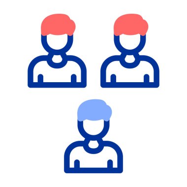 Grup simge vektör çizim