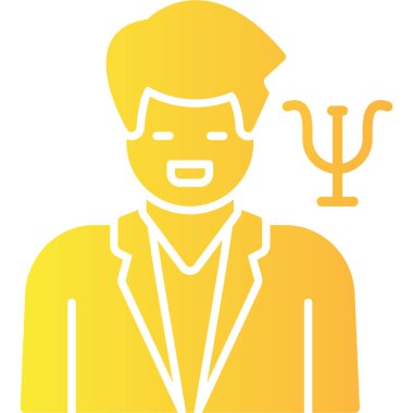 İş adamı simgesi vektör illüstrasyonu