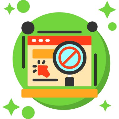 tarayıcı web simgesi basit tasarım