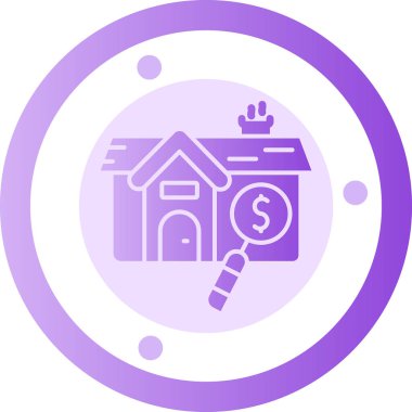 Ev simgesi, vektör illüstrasyonu