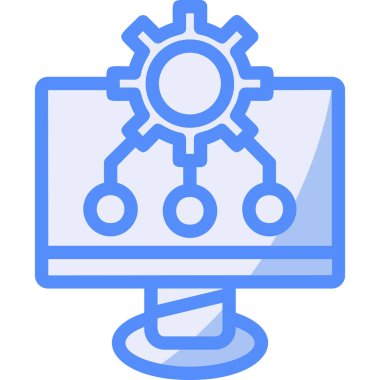 ağ ağ vektör çizgisi simgesi