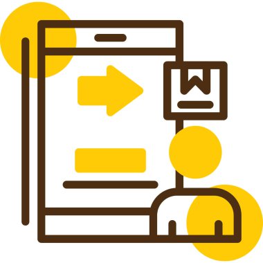 Ağ simgesi, haritanın vektör illüstrasyonu