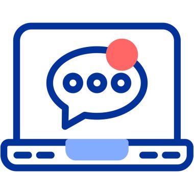 sohbet web simgesi basit tasarımı