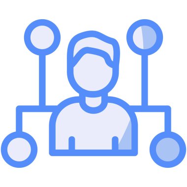 futbol oyuncusu simgesi vektör çizimi çizimi