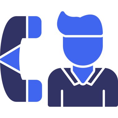 İnsan simgesinin vektör illüstrasyonu