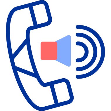 çağrı simgesi, vektör illüstrasyonu