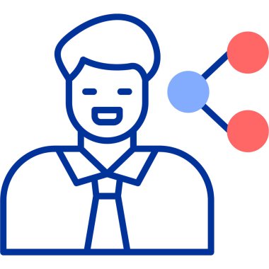 vektör avatar simgesi, illüstrasyon