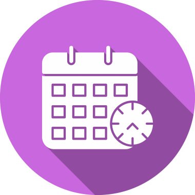 Takvim simgesi vektör illüstrasyonu