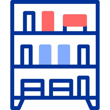 Mobilya. Web simgesi basit illüstrasyon