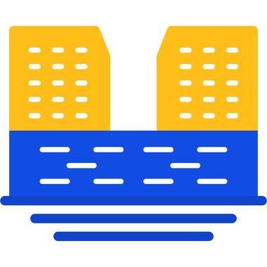 mimari mimari yapı simgesi - taslak biçimi