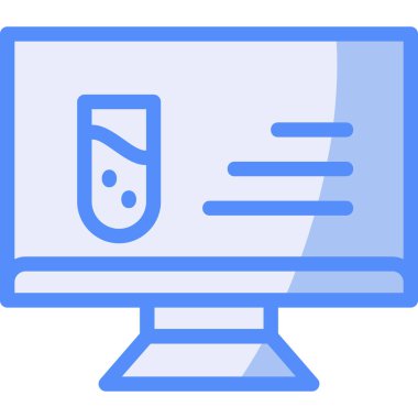 bilgisayar izleme simgesi, vektör illüstrasyonu