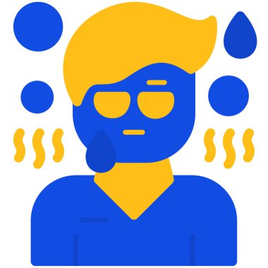 Soğuk soğuk ikon düz stil