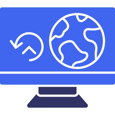 genel bilgisayar simgesi, vektör illüstrasyonu