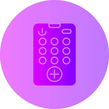 Hesap makinesi. Web simgesi basit illüstrasyon