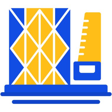 İnşaat ikonu. özet çizimi