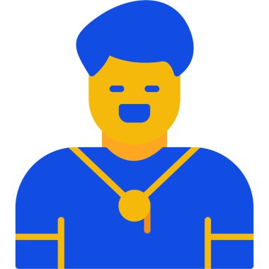 erkek karakter vektör illüstrasyonu