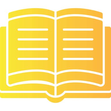 Kitap. Web simgesi basit tasarım