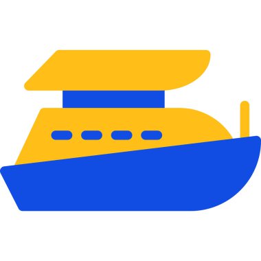 Tekne. Web simgesi basit illüstrasyon