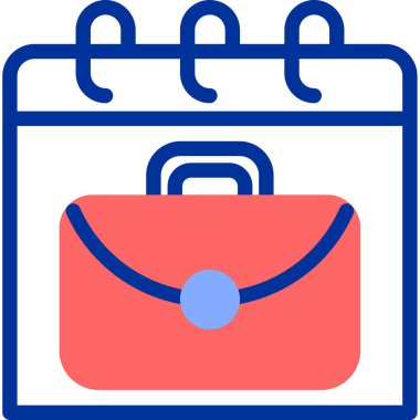 Çanta. Web simgesi basit tasarım