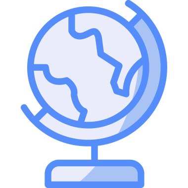 Küresel simge vektör illüstrasyonu